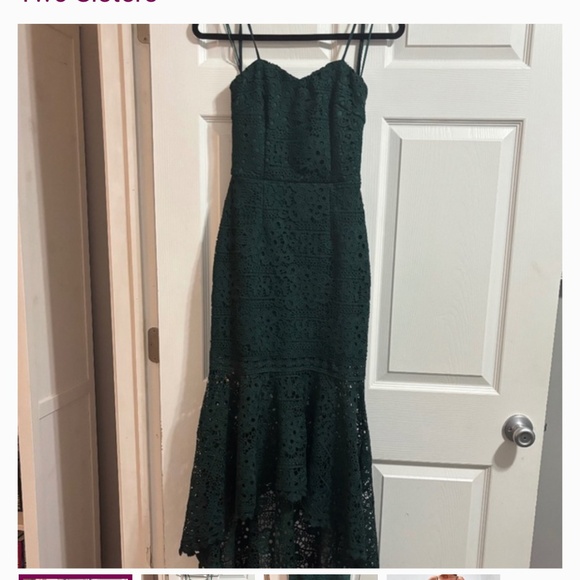 Two Sisters Mesina dress emerald - Picture 4 of 4